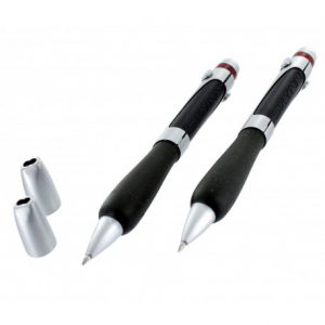 2-pack-rotring-skynn-ergonomic-comfort-grip-warm-red-rollerball-pen