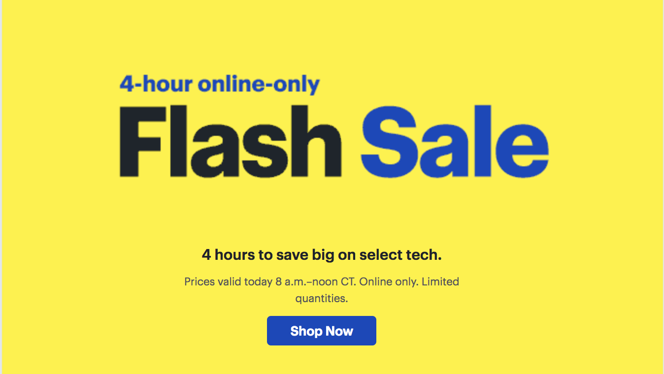 Best Buy Flash Sale Going on Now! deranged.mederanged.me